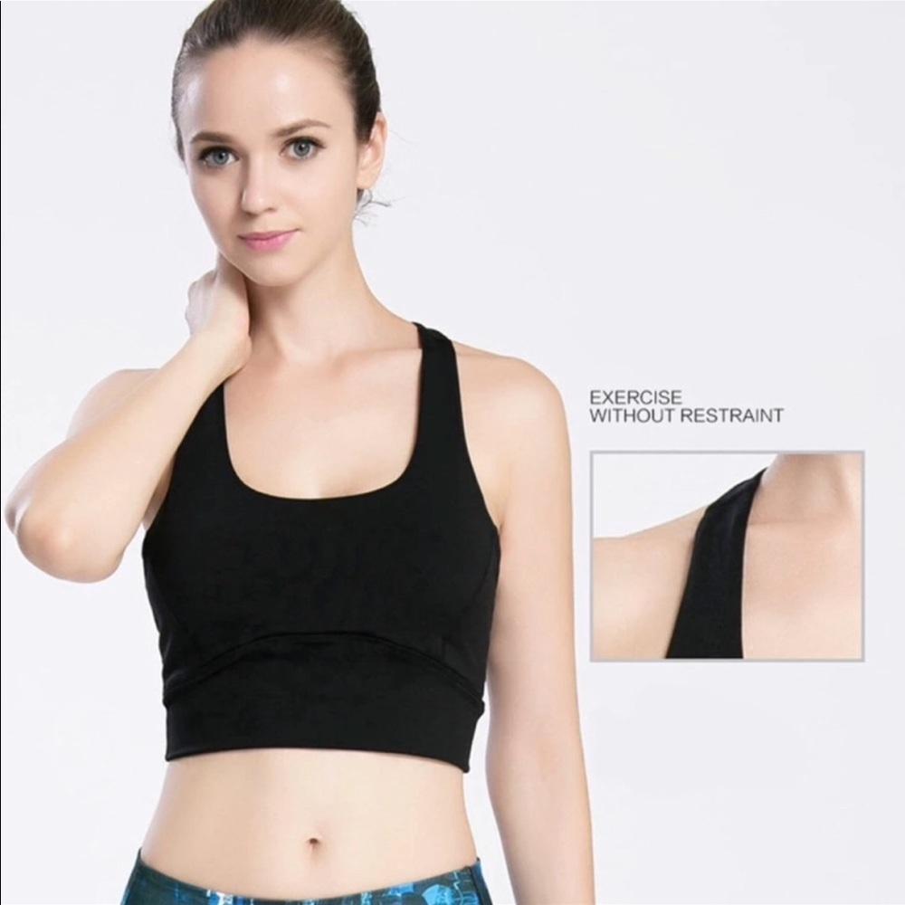 Activewear Sports Bra Crop Top Gym Exercise Yoga NEW - Picture 3 of 6